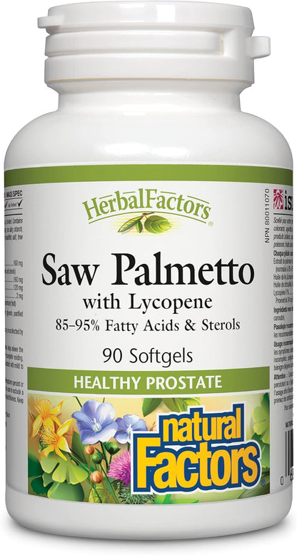 Saw Palmetto 160mg With Lycopene - 90 Softgels [amazon_upc] asin:B0001VV7VE