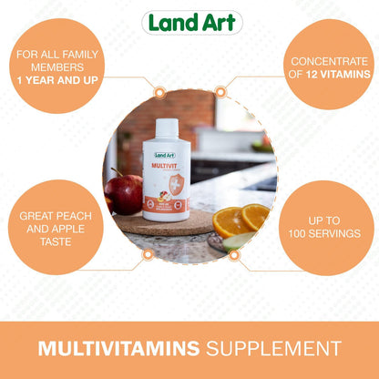 Multivit (Peach Apple) - 500ml [amazon_upc] asin:B00CORMJU6