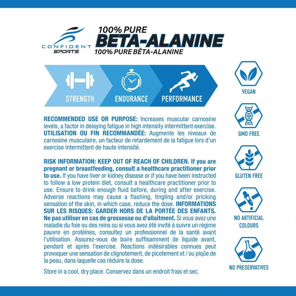 Beta Alanine 750mg - 240 V-Caps [amazon_upc] asin:B08M7NLFCC