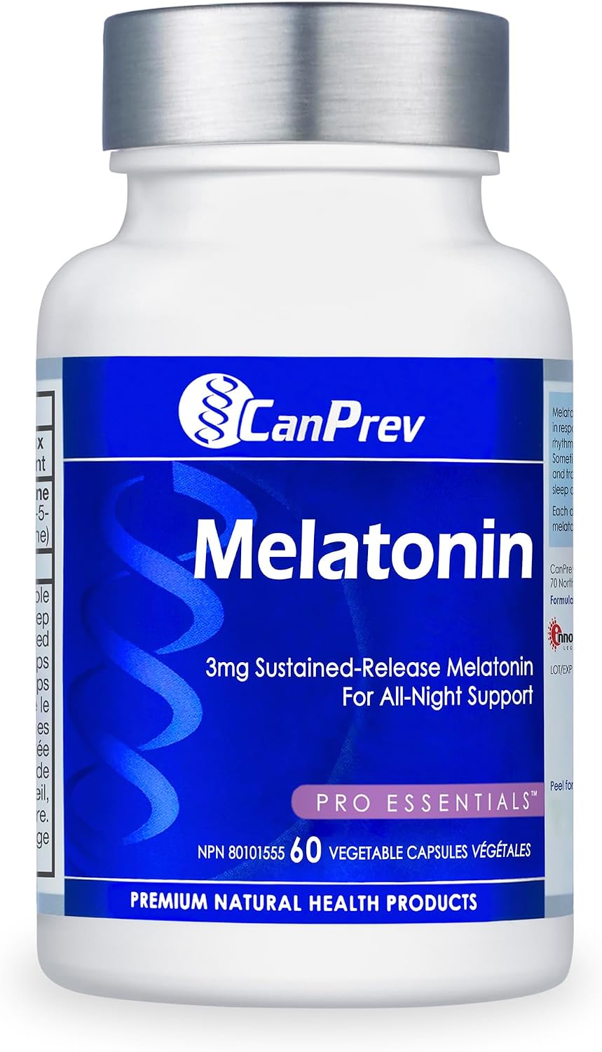 Melatonin 3mg Sustained-Release - 60 V-Caps [amazon_upc] asin:B0CL5CZ4PJ