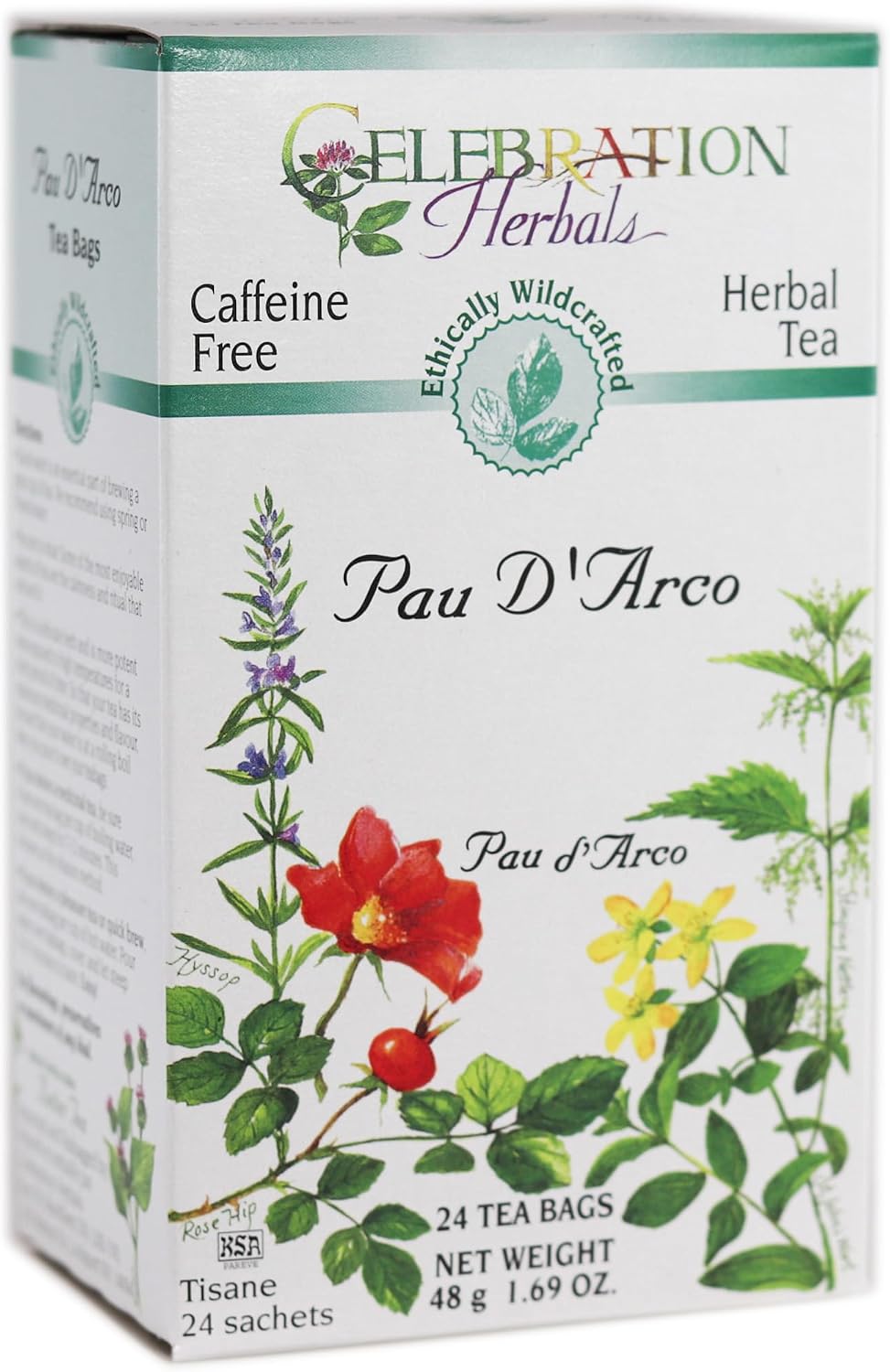 Pau D'Arco Tea (Wildcrafted) - 24 Tea Bags [amazon_upc] asin:B003NR7Z2I