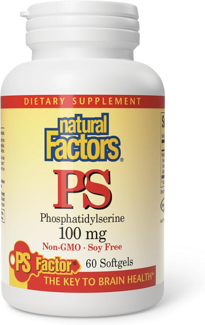 PS (Phosphatidylserine) 100mg - 60 Softgels + BONUS [amazon_upc] asin:B006H9QNJU