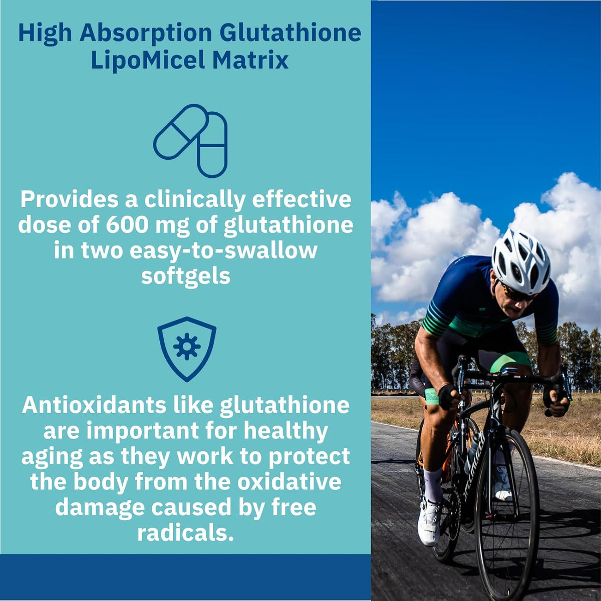 Glutathione Lipomicel Matrix 300mg - 60 Softgels [amazon_upc] asin:B0DMBD7RHV