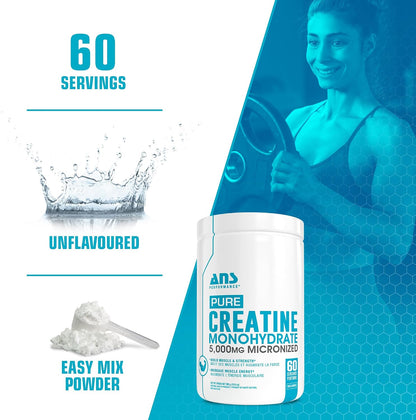 Creatine Monohydrate (Unflavoured) - 300g [amazon_upc] asin:B0CWVRDJGG