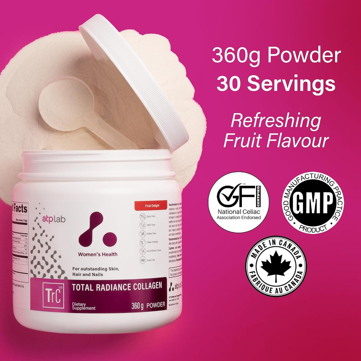 Total Radiance Collagen (Fruit Delight) - 360g + BONUS [amazon_upc] asin:B09S1FSP7F