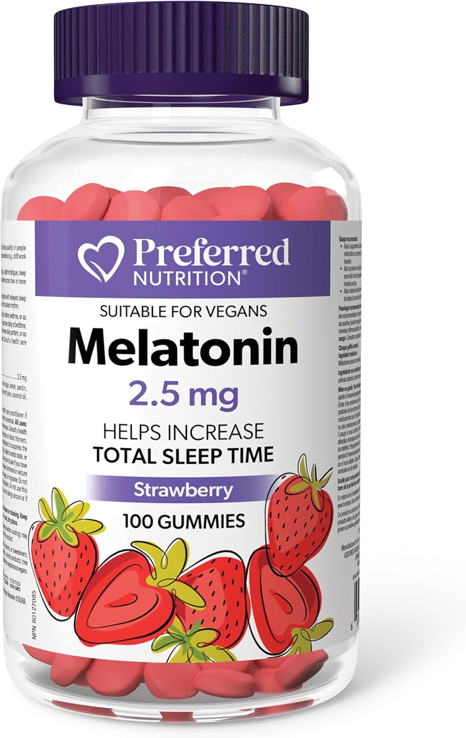 Melatonin 2.5mg (Strawberry) - 100 Gummies [amazon_upc] asin:B0DC7YTC42