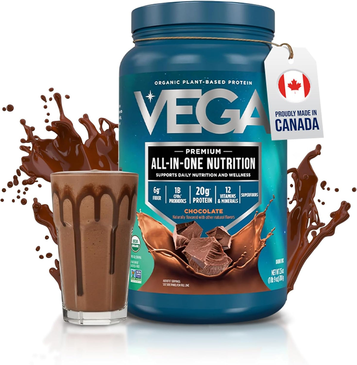 Vega All-In-One Nutrition (Chocolate) - 876g + BONUS [amazon_upc] asin:B00R0Y0W8O