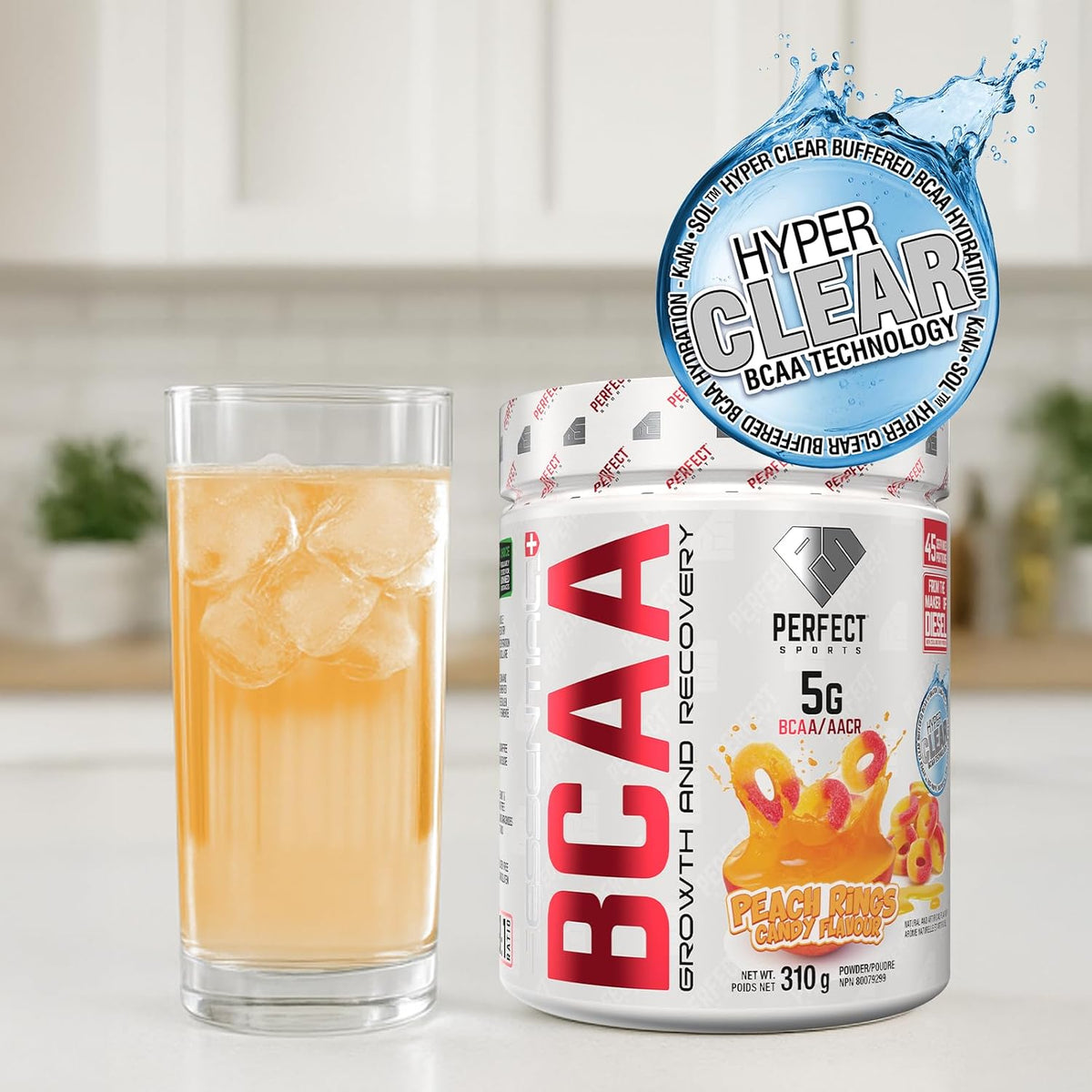 BCAA Hyper Clear (Intense Peach Rings) - 310g [amazon_upc] asin:B07XNB2QWR