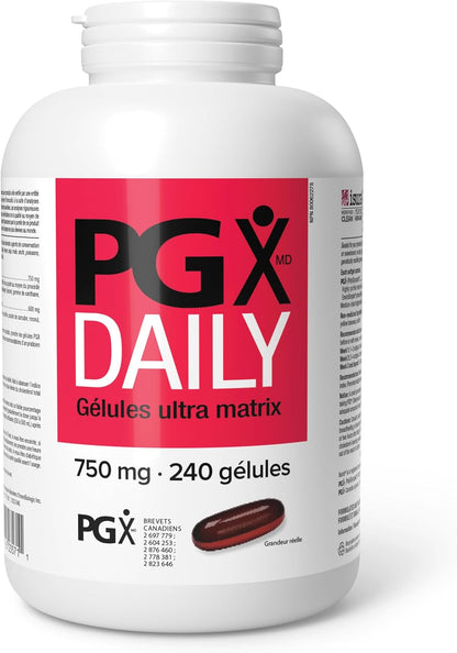 PGX Daily 750mg - 240 Softgels + BONUS [amazon_upc] asin:B00E3B1L8W