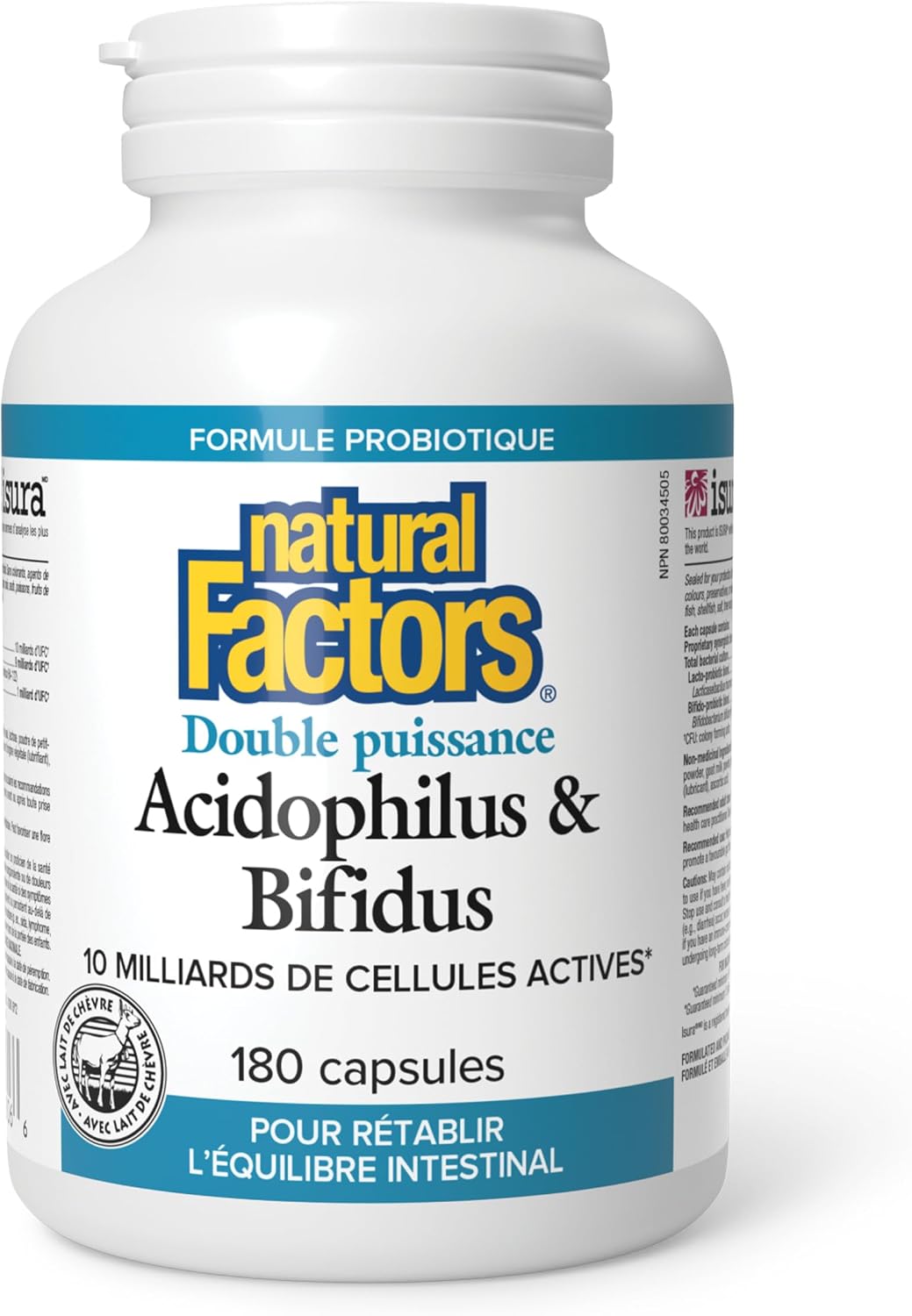Acidophilus & Bifidus Double Strength - 180 + 90 Caps FREE [amazon_upc] asin:B08KT635B3