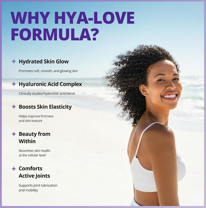 Hya Love Hyaluronate For Hydration - 60 V-Caps [amazon_upc] asin:B0BT5WWP7Y