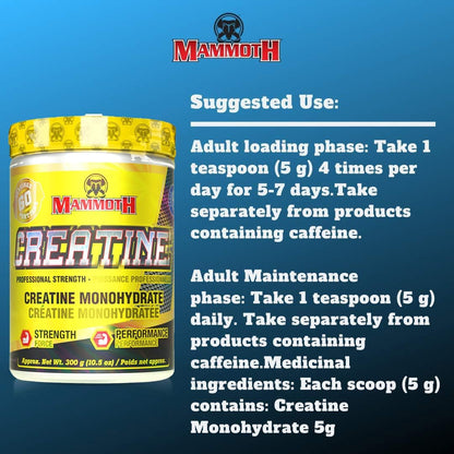 Mammoth Creatine - 300g [amazon_upc] asin:B073ZJDCVK