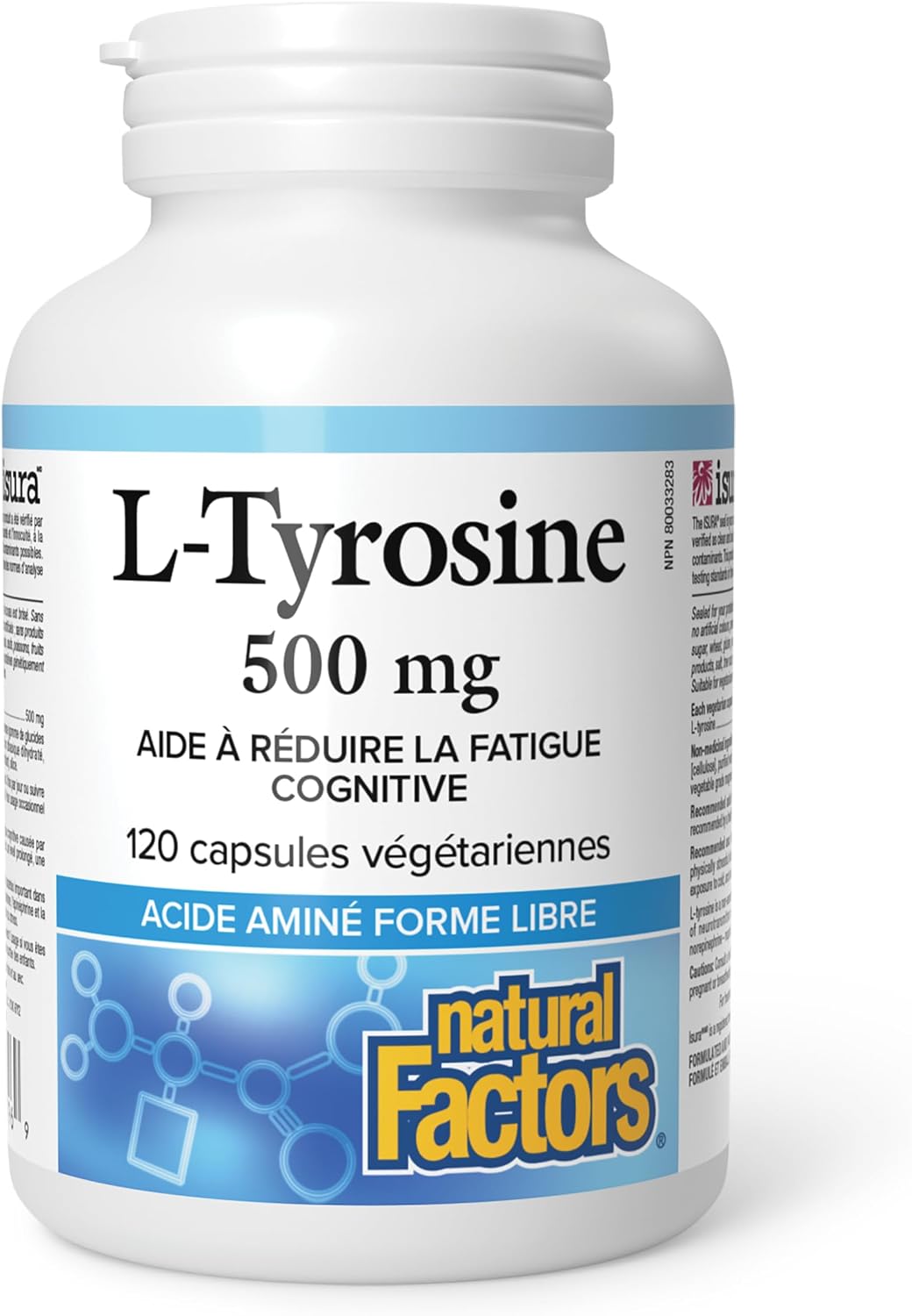 L-Tyrosine 500mg - 120 V-Caps [amazon_upc] asin:B0DTZ7TNLG