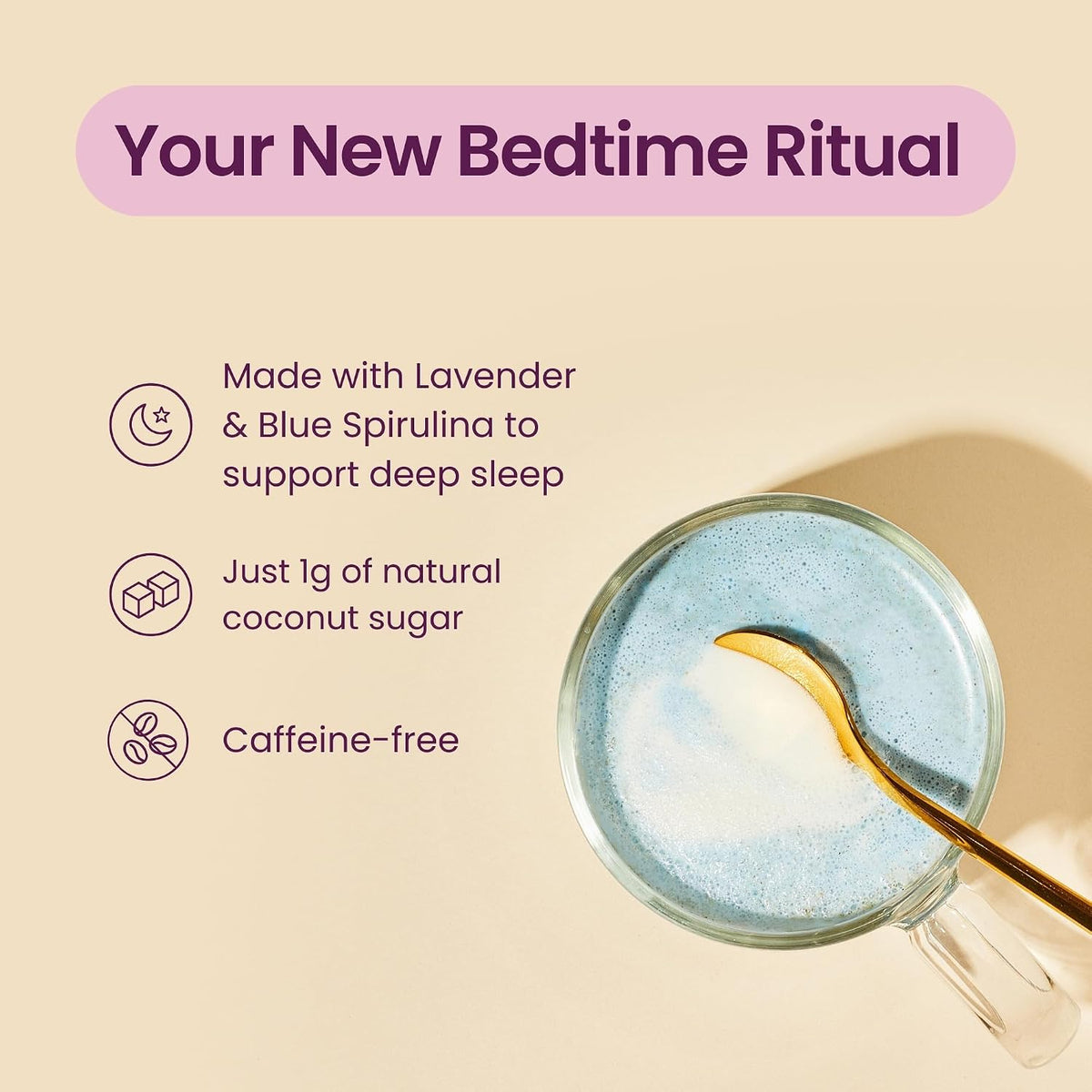 Blue Lavender Superfood Latte Blend - 100g [amazon_upc] asin:B09CKCYTXR