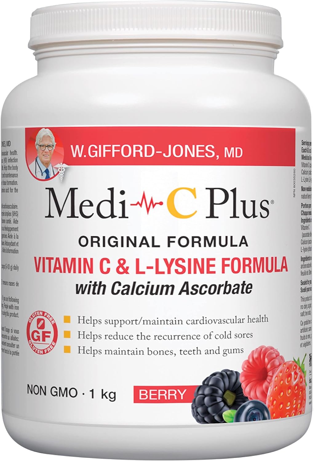 Medi-C Plus With Calcium Ascorbate (Berry) - 1kg [amazon_upc] asin:B0863B4LK2
