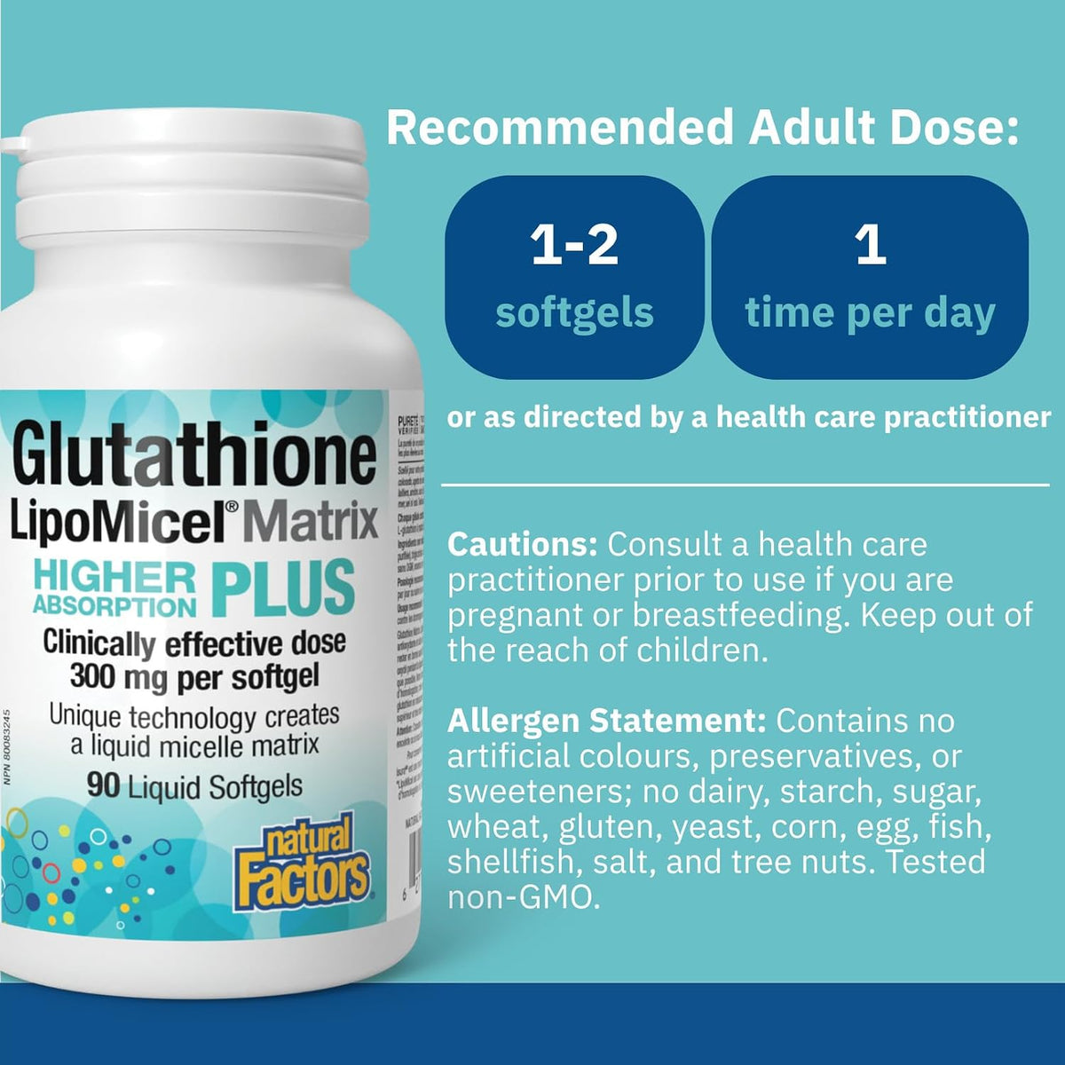 Glutathione Lipomicel Matrix 300mg - 90 Softgels [amazon_upc] asin:B0DDVQMJJ3