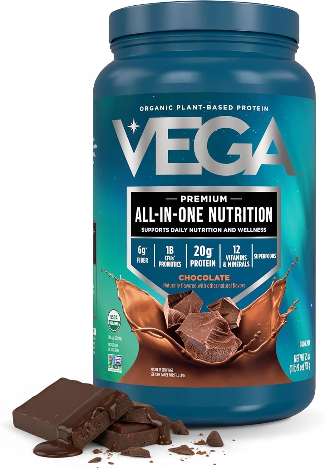Vega All-In-One Nutrition (Chocolate) - 876g + BONUS [amazon_upc] asin:B00R0Y0W8O