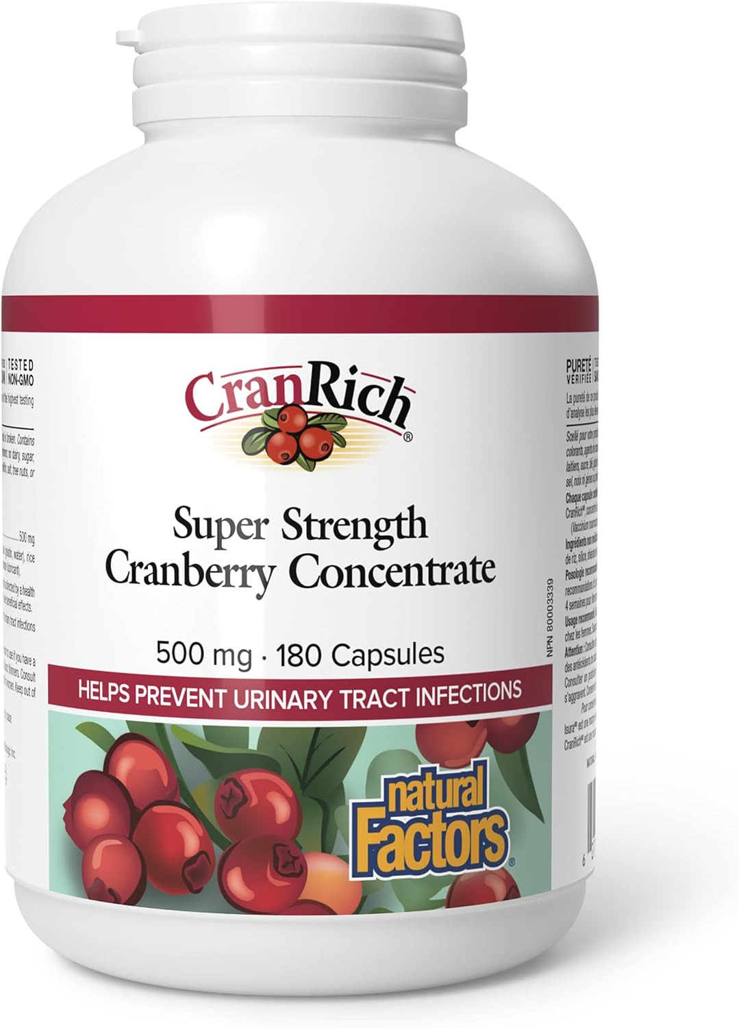 CranRich Super Strength Cranberry Concentrate 500mg - 180 + 90 Caps FREE [amazon_upc] asin:B0BLTTH48K