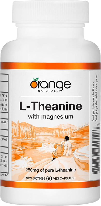 L-Theanine With Magnesium 250mg - 60 V-Caps [amazon_upc] asin:B00PUWZIWS