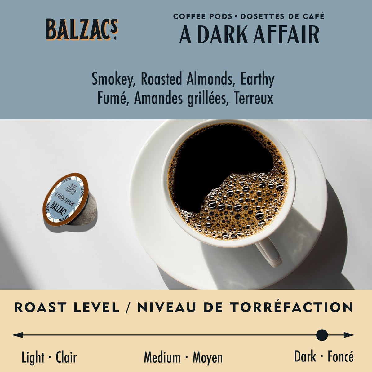 A Dark Affair (Stout Roast) - 18 Coffee Pods [amazon_upc] asin:B08LMC1FPK