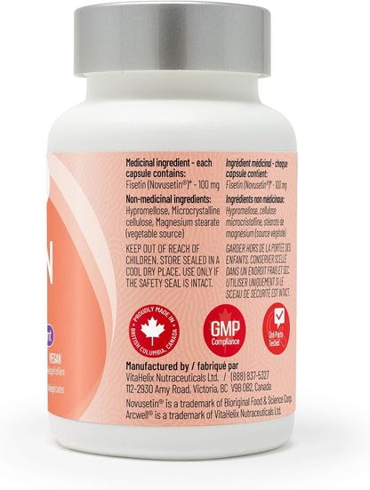 Fisetin 100mg - 60 V-Caps [amazon_upc] asin:B0D2JJN65V
