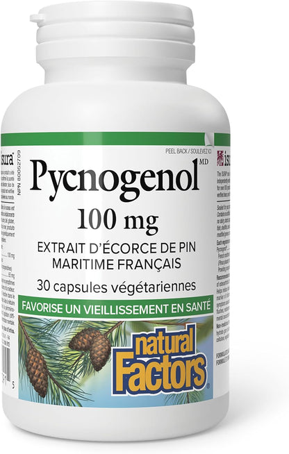 Pycnogenol 100mg - 30 V-Caps [amazon_upc] asin:B0BLV3Z95C