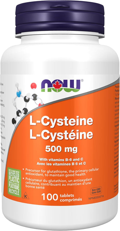 L-Cysteine 500mg - 100 Tabs [amazon_upc] asin:B003FG513W