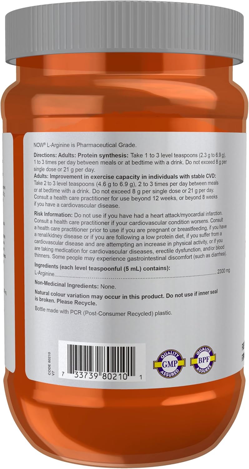 L-Arginine Powder - 454g [amazon_upc] asin:B00PUX48UK