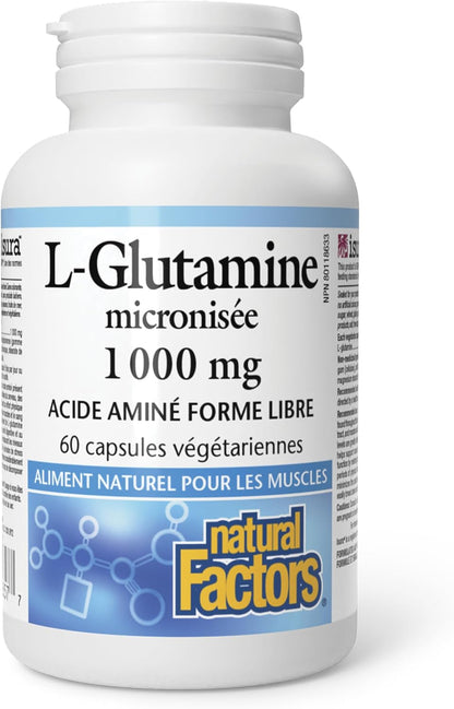 L-Glutamine 1,000mg - 60 V-Caps [amazon_upc] asin:B0DKZYFXJ7