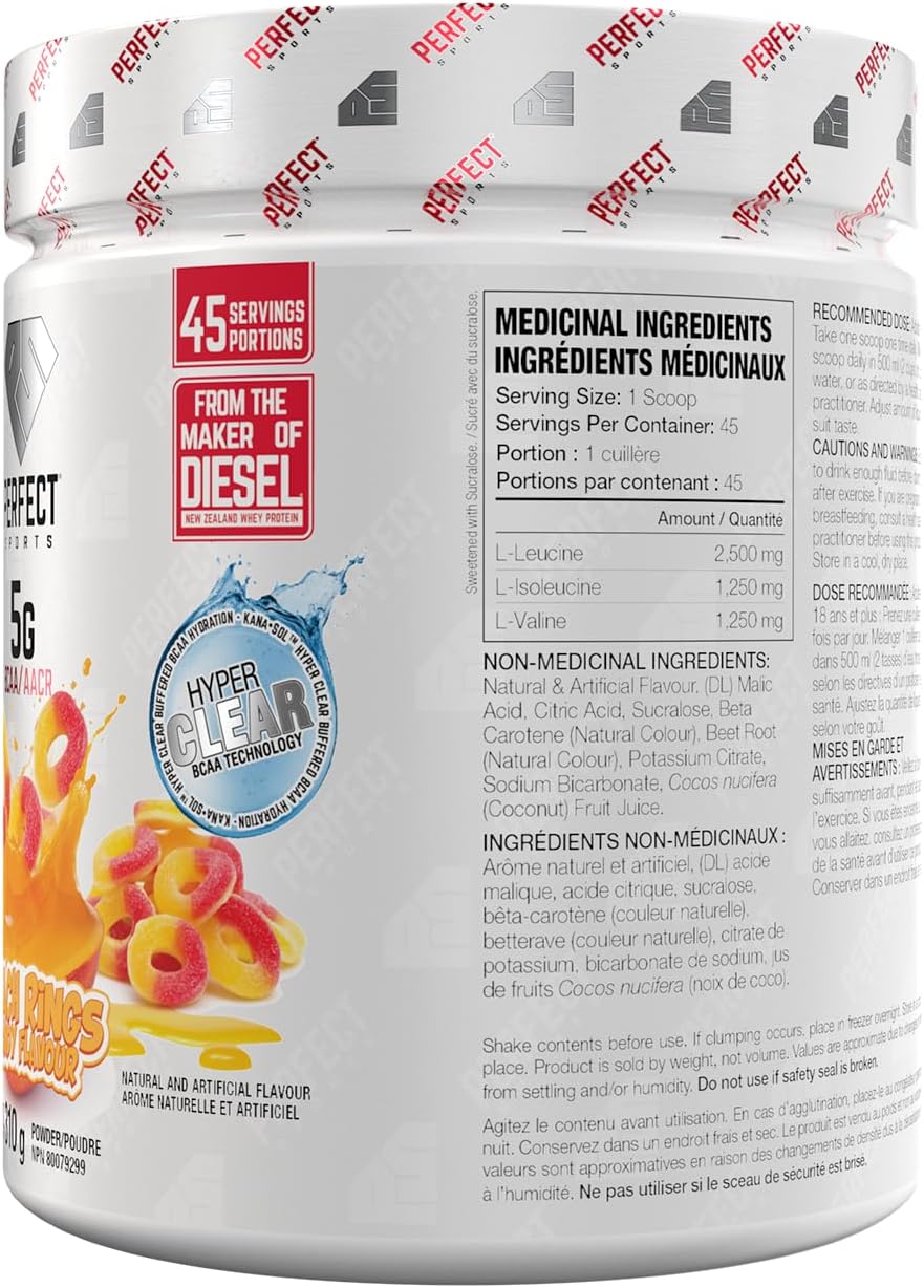BCAA Hyper Clear (Intense Peach Rings) - 310g [amazon_upc] asin:B07XNB2QWR