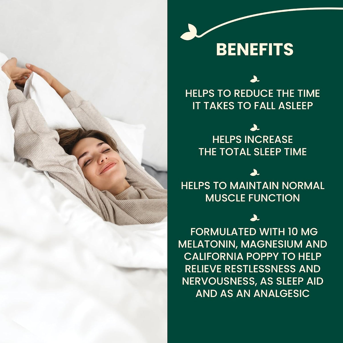 No Nocturnal Wakening Melatonin 10mg - 45 Tabs [amazon_upc] asin:B081F259DR