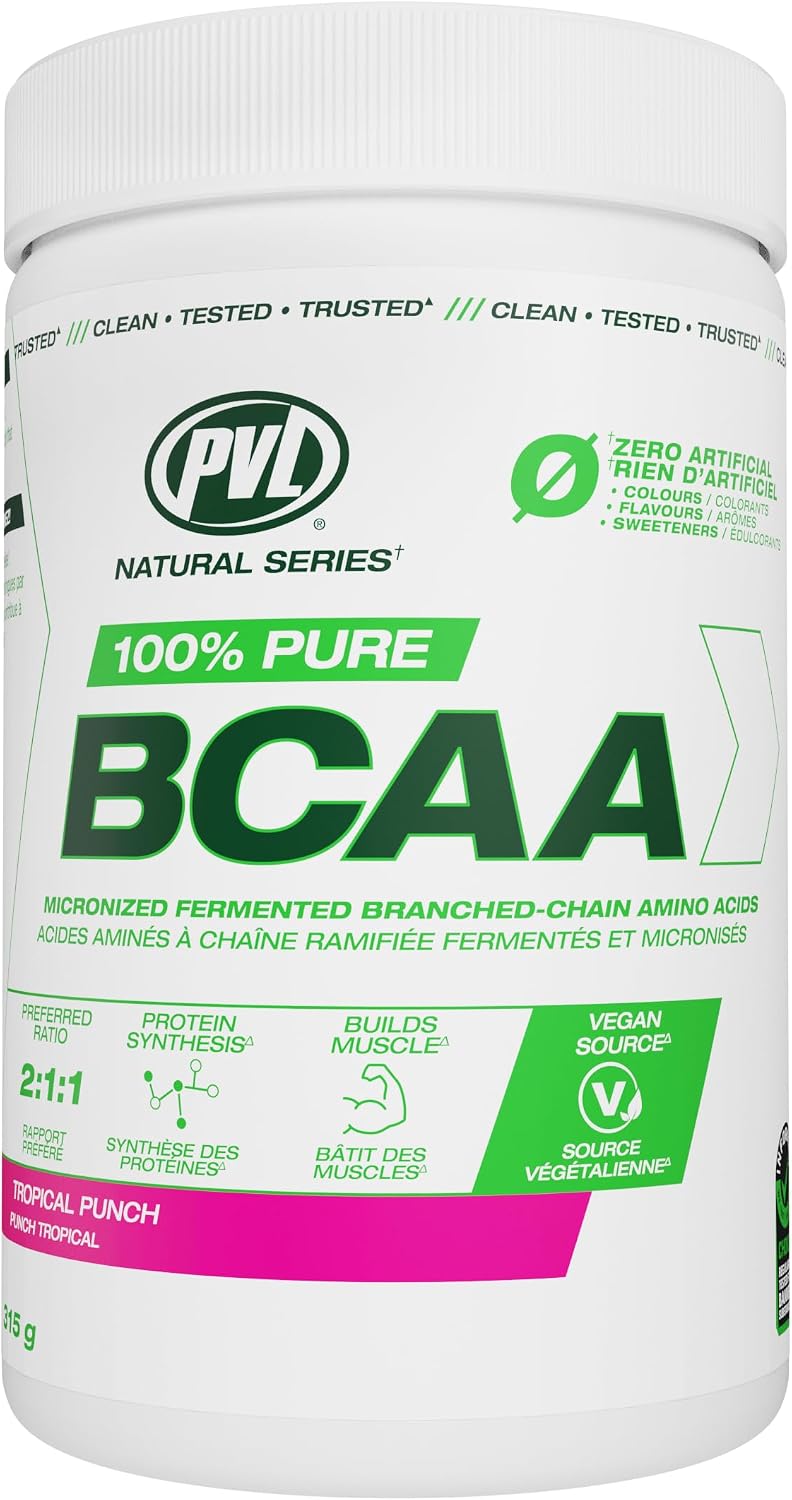 100% Pure BCAA (Tropical Punch) - 315g [amazon_upc] asin:B072B8N2LG
