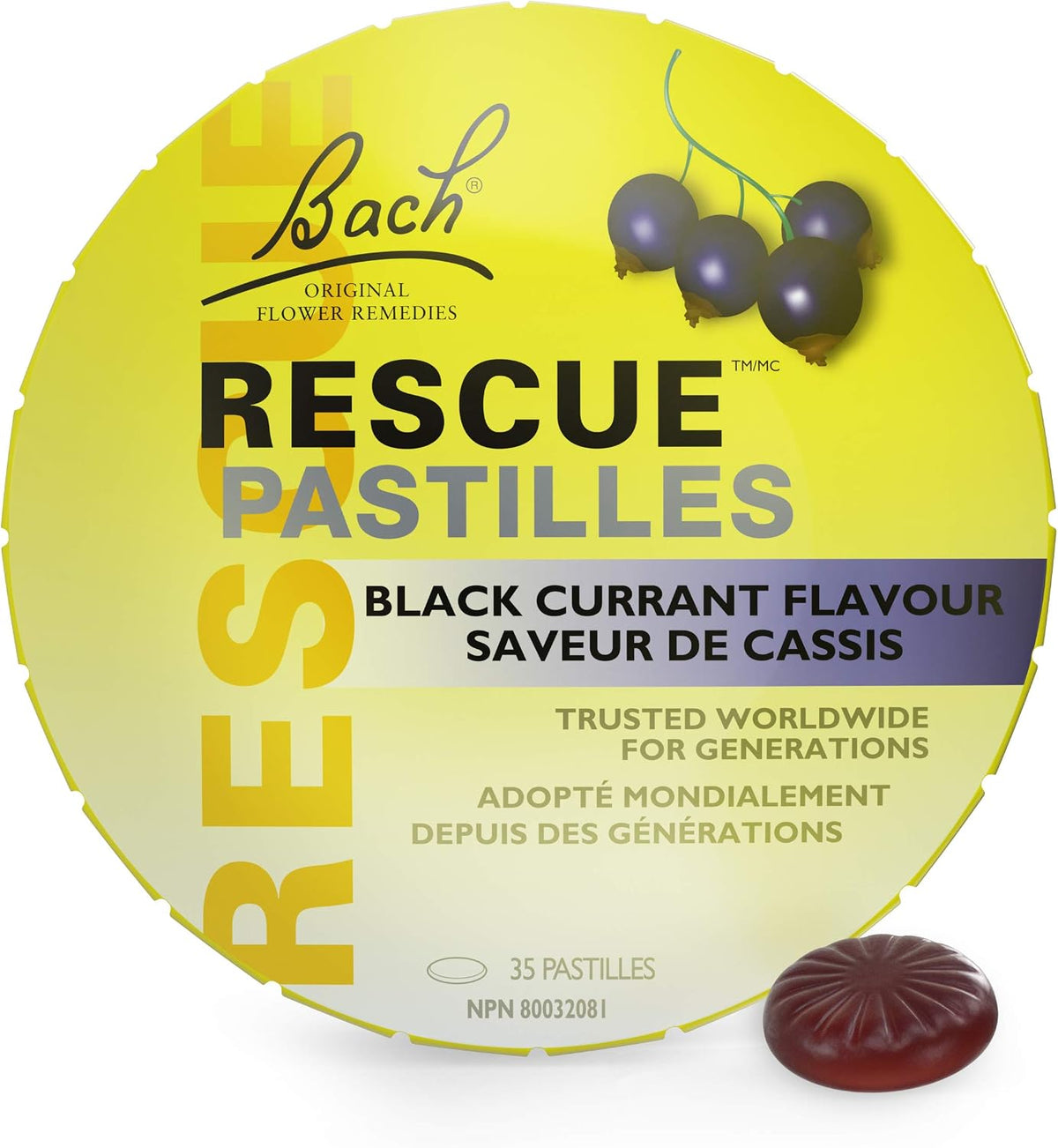 Rescue Remedy Pastilles (Black Currant) - 50g Lozenges [amazon_upc] asin:B00CORMDUW