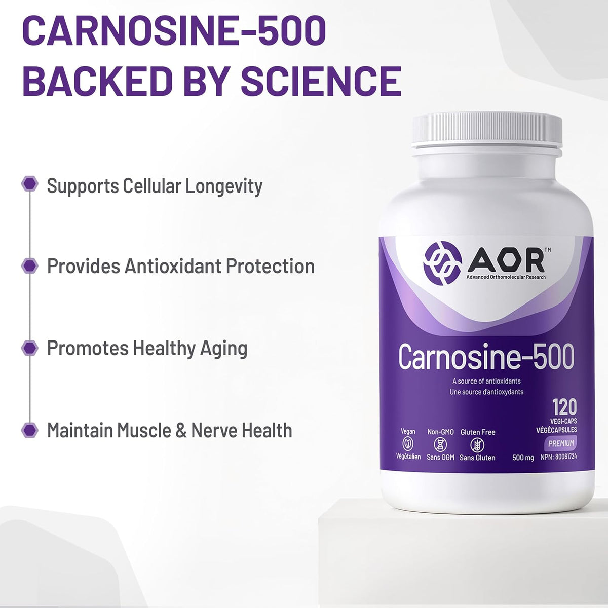 Carnosine-500 - 120 V-Caps [amazon_upc] asin:B0FKBX6YPK
