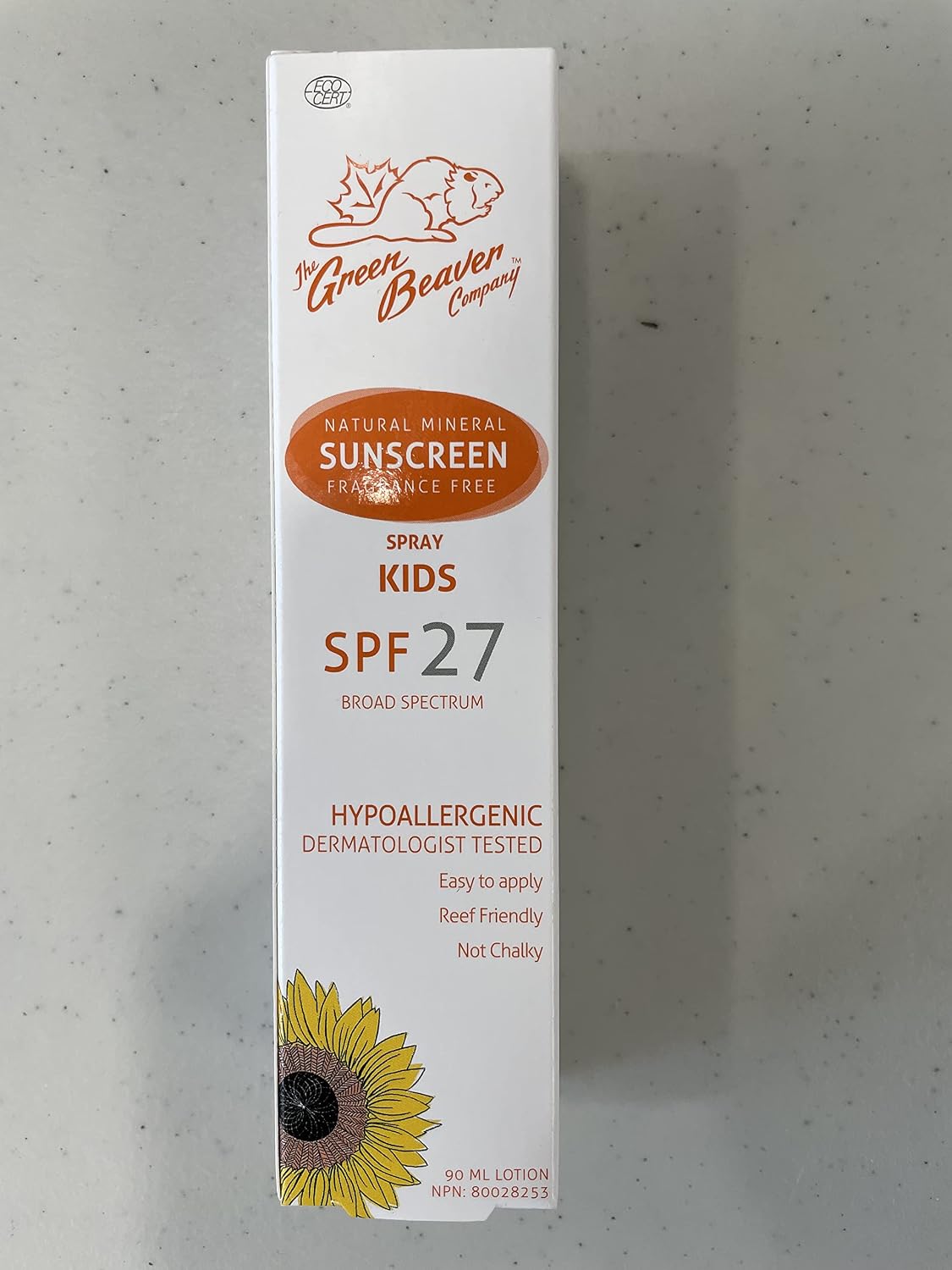 Kids Natural Mineral Sunscreen Spray SPF27 - 90ml [amazon_upc] asin:B07D3FHJHJ