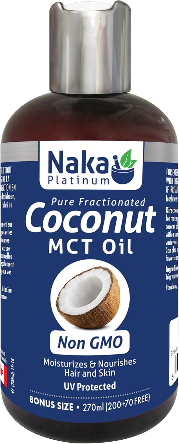 Pure Fractionated Coconut MCT Oil - 200 + 70ml BONUS [amazon_upc] asin:B0BW4RVVPF