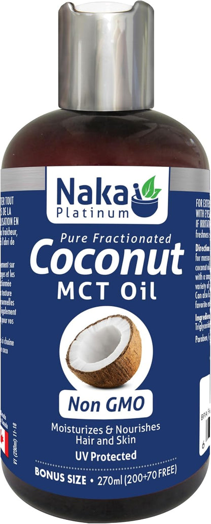 Pure Fractionated Coconut MCT Oil - 200 + 70ml BONUS [amazon_upc] asin:B0BW4RVVPF