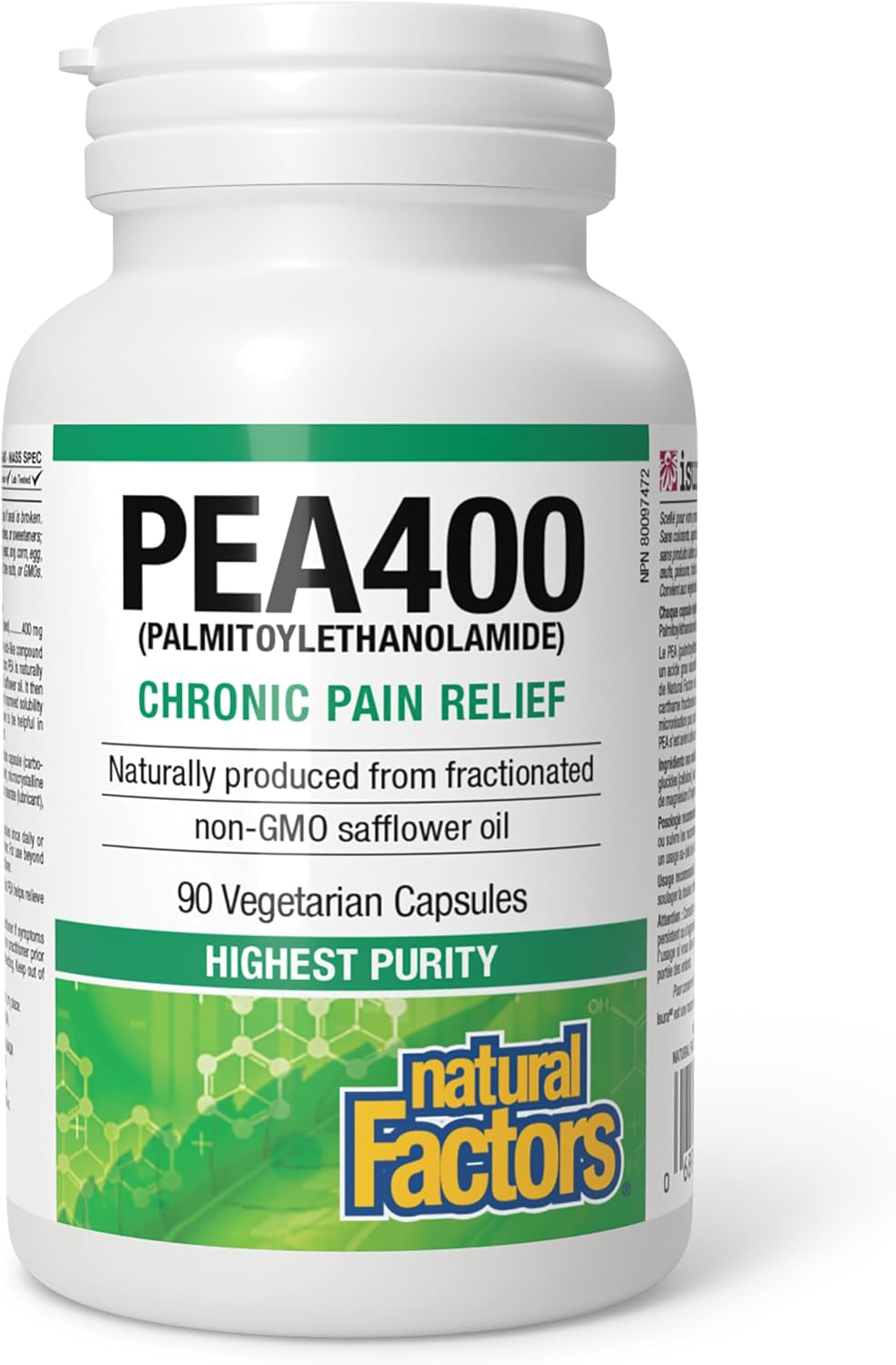 PEA400 (Palmitoylethanolamide) - 90 V-Caps [amazon_upc] asin:B0H6N97GR5