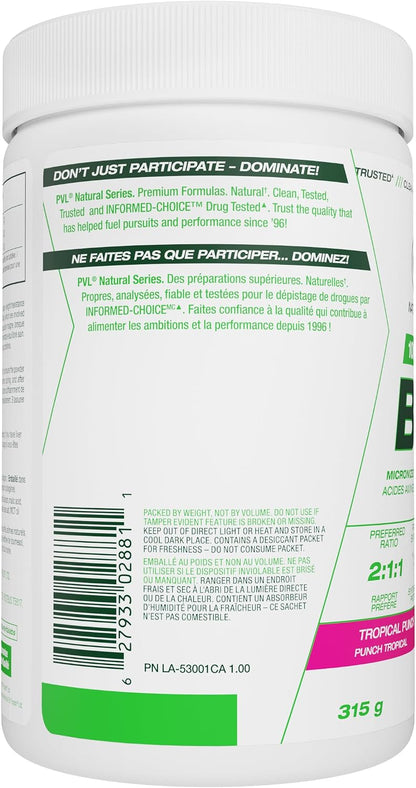 100% Pure BCAA (Tropical Punch) - 315g [amazon_upc] asin:B072B8N2LG