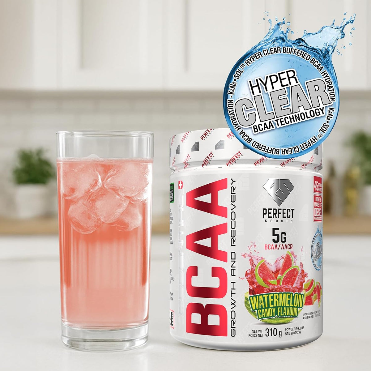 BCAA Hyper Clear (Intense Watermelon) - 310g [amazon_upc] asin:B07XNCKS1F