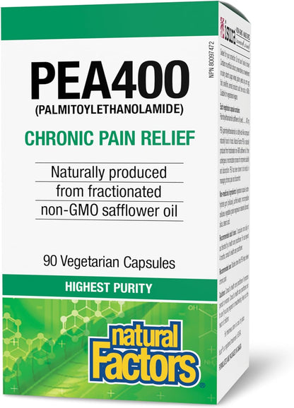 PEA400 (Palmitoylethanolamide) - 90 V-Caps [amazon_upc] asin:B0H6N97GR5
