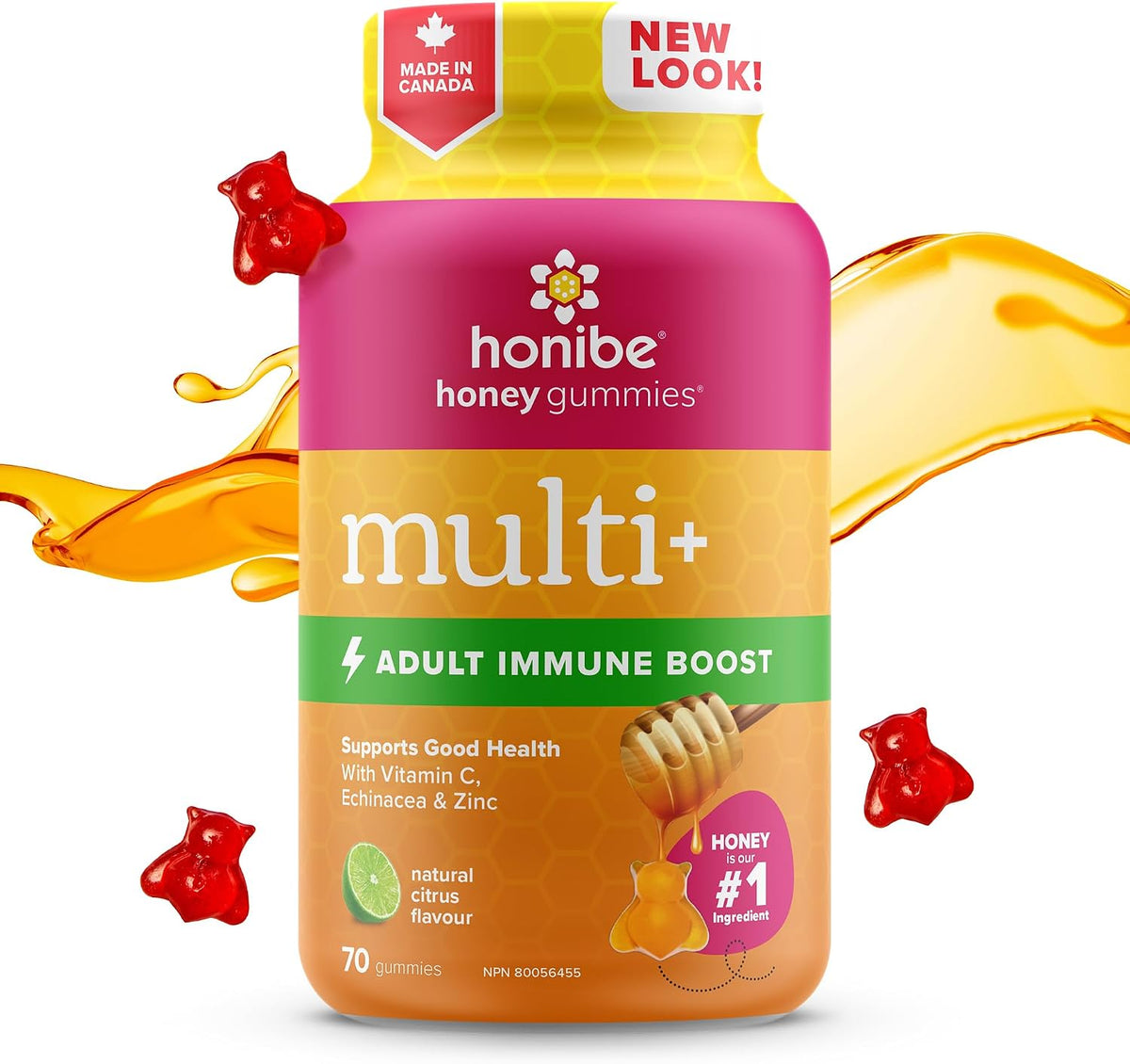 Multi+ Adult Immune Boost (Citrus) - 70 Gummies [amazon_upc] asin:B07LC2WHCQ