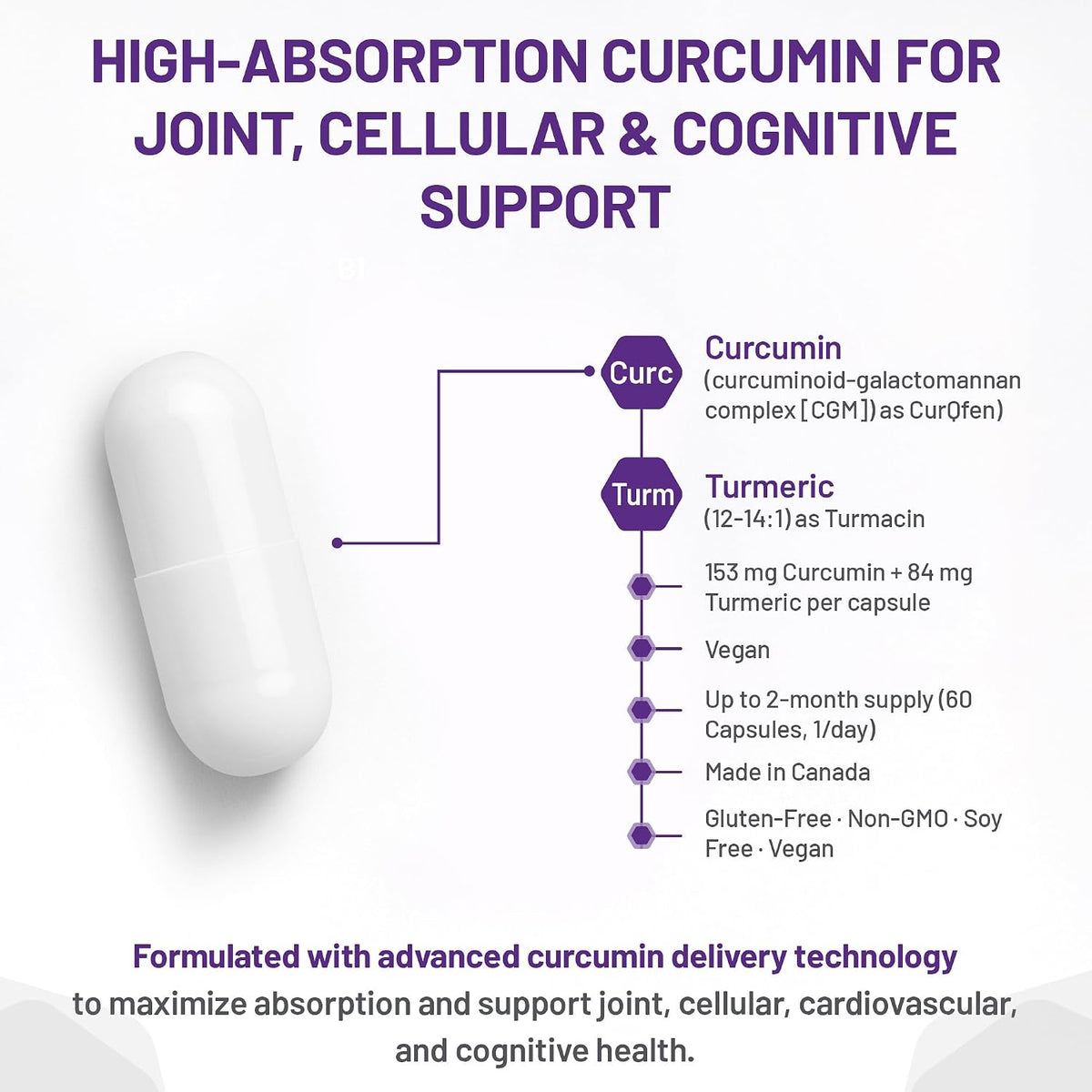 Curcumin Ultra Vegan - 60 Caps + BONUS [amazon_upc] asin:B0CDN1TFDK
