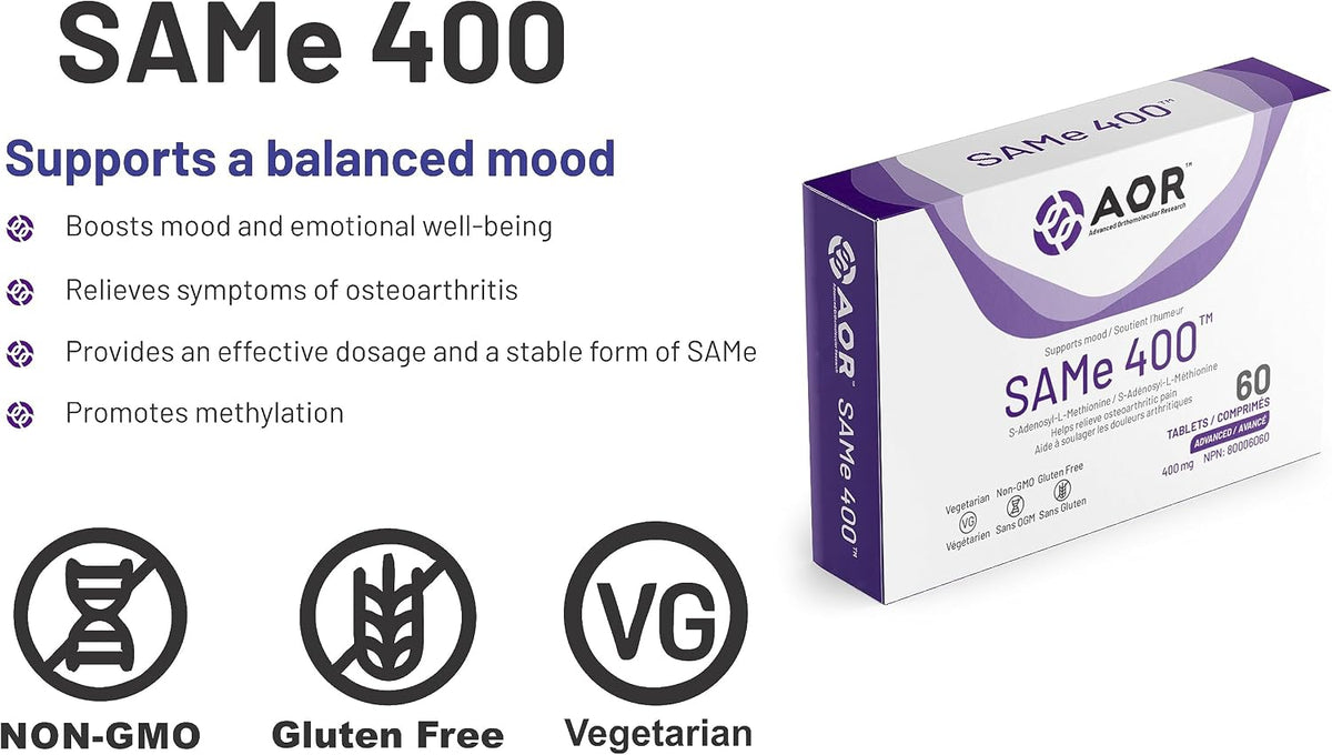 SAMe 400mg - 60 Tabs + BONUS [amazon_upc] asin:B003FG3490