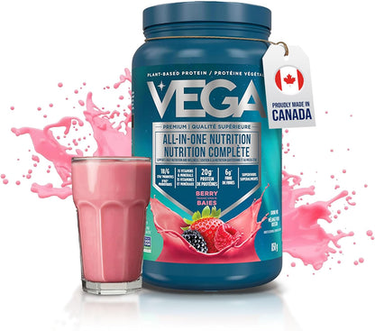 Vega All-In-One Nutrition (Berry) - 850g + BONUS [amazon_upc] asin:B00CORJV6G
