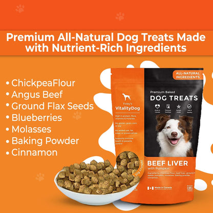 Premium Baked Dog Treats (Beef Liver With Pumpkin) - 400g [amazon_upc] asin:B017AO852S