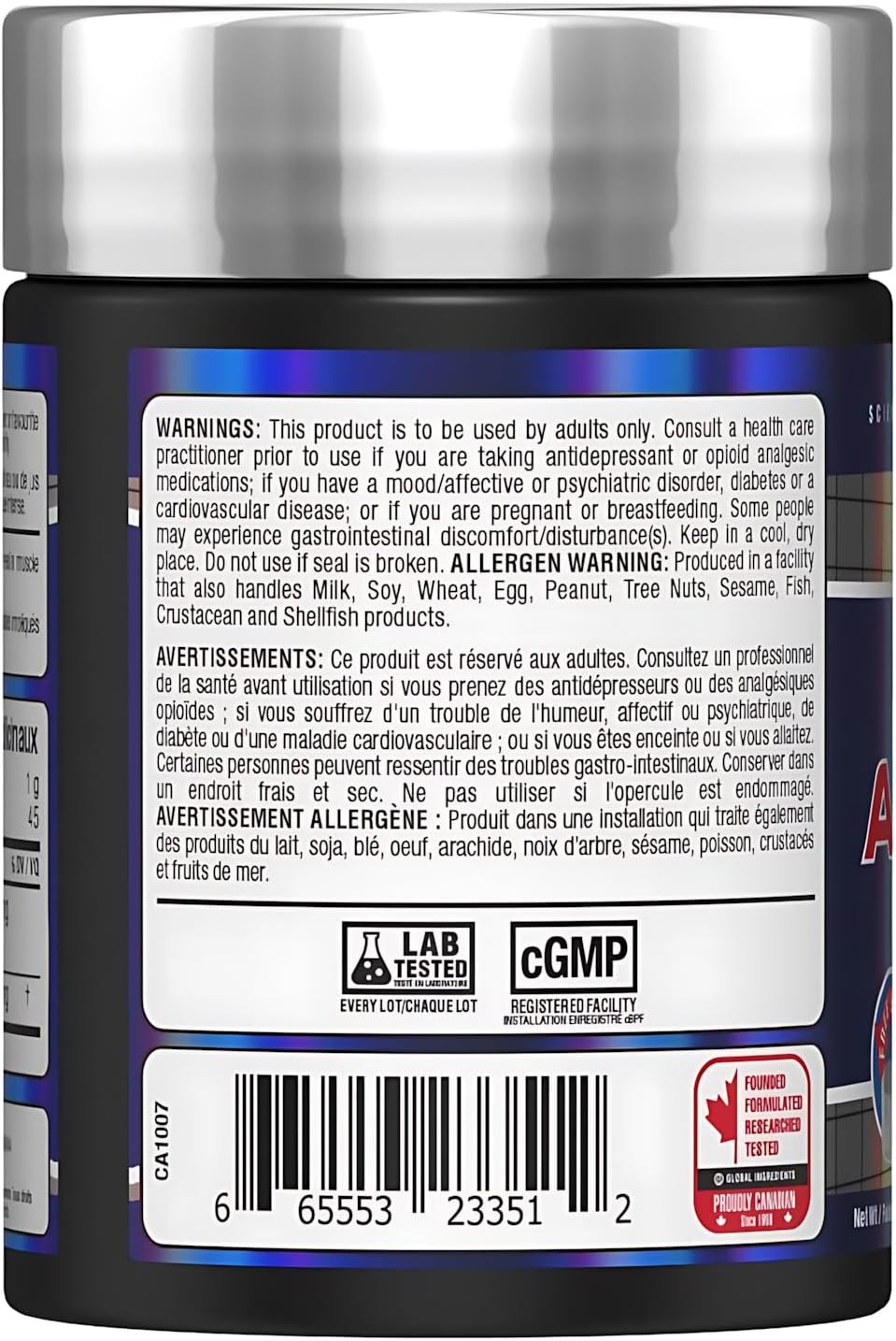 Agmatine + Arginine - 45g [amazon_upc] asin:B073JJW1ZZ