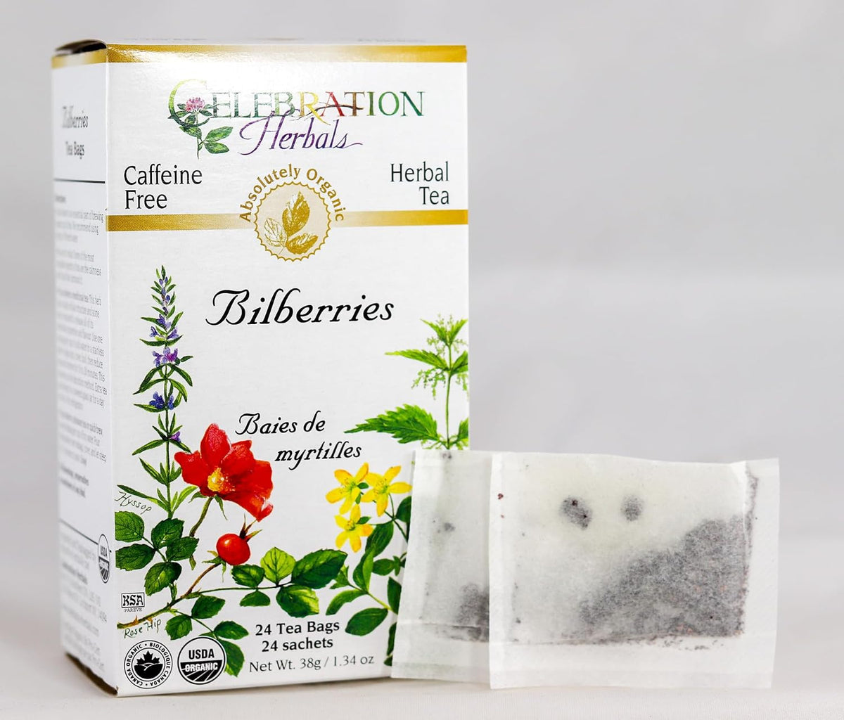 Bilberries Tea (Organic) - 24 Tea Bags [amazon_upc] asin:B0011DQRWU