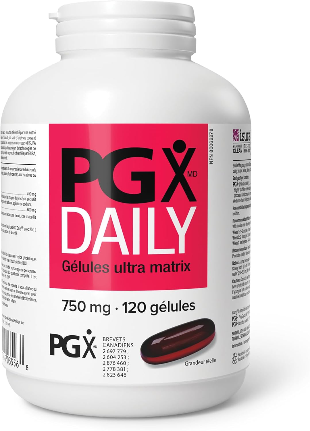 PGX Daily 750mg - 120 Softgels [amazon_upc] asin:B06XHCMWFX