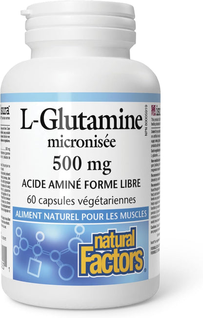 L-Glutamine 500mg - 60 Caps [amazon_upc] asin:B0BLTXGSP7